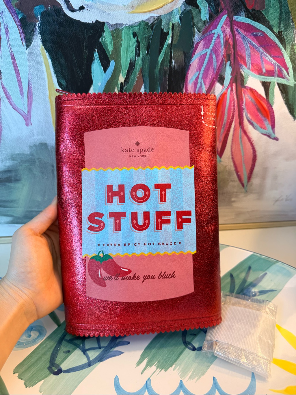 Authentic Kate Spade Novelty Hot Stuff Crossbody Bag